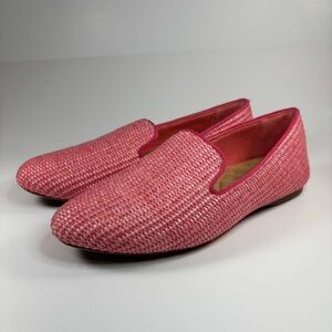 Birdies The Starling loafer in Raffia Lipstick pink US Women size 8.5